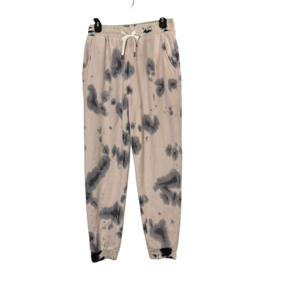 Feat Blanket Blend Unisex Cream Inside Out Tie-Dye Loungewear Joggers sz M
